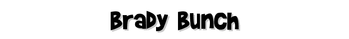 Brady Bunch font